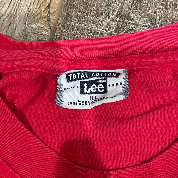 Vintage 90s Detroit Red Wings Lee Total Cotton T-shirt - Picture 5 of 5